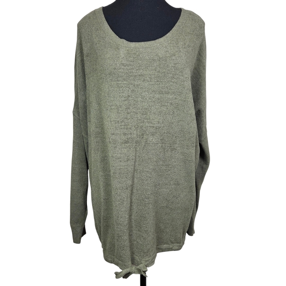 Barefoot Dreams Cozy Green Comfort Sweatshirt Size XL
